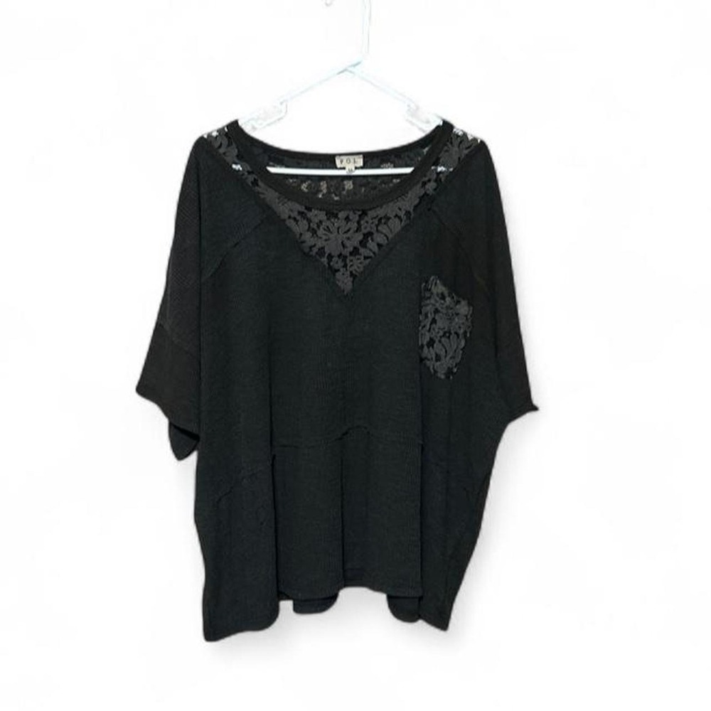 POL black oversized top - M